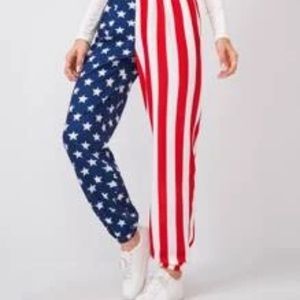 American flag joggers- XS